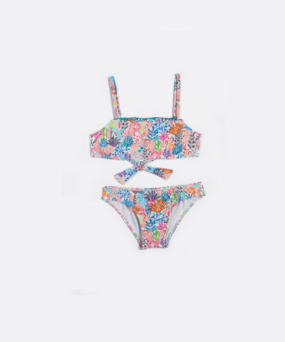 Bikini Niña Colección Bosque Encantado De Munsuri Beachwear Con